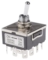 RS PRO Short Roller Lever Micro Switch, Quick Connect Terminal, 16A, 250 V ac, SPCO
