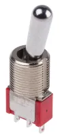 RS PRO Capacitive switch Latching NC Illuminated, White, Blue, IP68 Brass