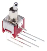 RS PRO Capacitive switch Latching NO Illuminated, Red, IP68 Brass