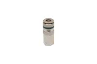 RS PRO Stainless Steel, Brass Pneumatic Quick Connect Coupling, 3/8 in Female G
