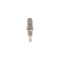 RS PRO Brass Pneumatic Quick Connect Coupling, M10 Female, Male Metric 6mm