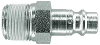 CEJN Steel Pneumatic Quick Connect Coupling, 1/2 in Male R Vented Safety
