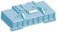 TE Connectivity, Grace Inertia Male Connector Housing, 2.5 mm Pitch, 8 Way, 1 Row Straight