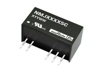 Murata Power Solutions NMJ DC/DC Converter, 15V dc/ 33 mA, 5.5V dc Input, 4.5V Input 1 W, Through Hole, 85 °C Max Temp