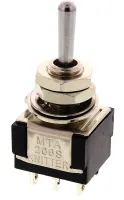 Nidec Components SPDT, On-On On-None-Off Rocker Switch Panel