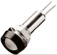 Oxley, White Panel Mount Indicator STR/LH/8 Series Series, 8 mm, Flying Lead Termination, IP68