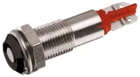Signal Construct Red Indicator, 20V, 28 V, 10mA, Solder Tab Termination, Recessed