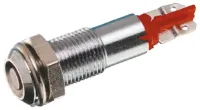 Signal Construct Red Indicator, 20V, 28 V, 10mA, Recessed