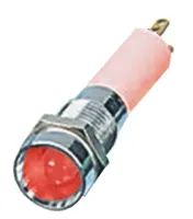 CML Innovative Technologies, Red Panel Mount Indicator, 8 mm, M8 Termination, IP67 12V