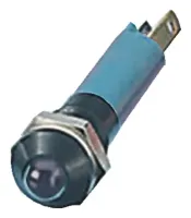 CML Innovative Technologies Blue Panel Mount Indicator, 24V, 18mA, Solder Tab Termination, IP67, Prominent