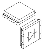 Vishay Infrared, Ultraviolet, Visible Light Photodiode, ±65 °, Surface Surface Mount