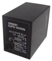 Omron G3FD Series Solid State Relay, 3 A Load, Plug-in Mount, 48 V dc Load, 24V dc Control