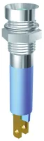 Signal Construct, White Panel Mount Indicator SMZD Series, 8 mm, Solder Tab Termination 28V