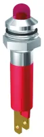 Signal Construct, Red Panel Mount Indicator SMQU Series, 8 mm, Solder Tab Termination
