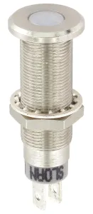Sloan, White Panel Mount Indicator 3448 Series, 8.2 x 7.6 mm, Lead Wire Termination, IP68 5V