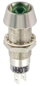Sloan, Red Panel Mount Indicator 3348 Series, 8.2 x 7.6 mm, Solder Tab Termination, IP68 2.1V dc