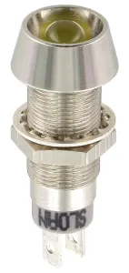 Sloan Yellow Panel Mount Indicator, 28V, 5 V, IP68, Recessed