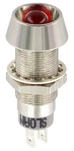 Sloan Red Panel Mount Indicator, 28V, 5 V, IP68, Recessed