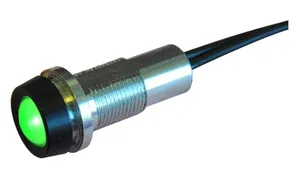 Oxley Green Panel Mount Indicator, 9mA, IP68, Prominent