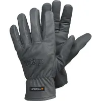 Tegera TEGERA Grey Leather Work Gloves, Size 9