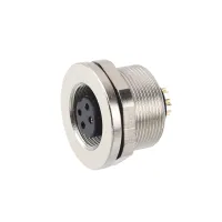RS PRO Industrial Circular Connector, 4 Contacts, Panel Mount, M9 Connector, Socket, Female, IP67