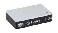 MEAN WELL RQB150W3 DC/DC Converter, 24V dc/ 6.25 A, 160V dc Input, 60V dc Input 150 W, Through Hole, 90 °C Max Temp -40