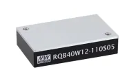 MEAN WELL RQB40W12 DC/DC Converter, 48V dc/ 833 mA, 160V dc Input, 14V Input 40 W, Through Hole, 90 °C Max Temp -40 °C