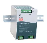 MEAN WELL DDRH-240 DC/DC Converter, 48V dc/ 5 A, 1500V dc Input, DIN Rail 240 W, 80 °C Max Temp -40 °C Min Temp