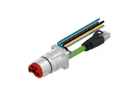 CONEC Connector, 9 Contacts, Panel Mount, B23 Connector, Socket, Male/Female, IP67, 58-22 Series
