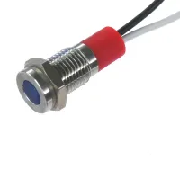 CML Innovative Technologies Stainless Steel Panel Light, Blue Panel LED PL08SL Series, 8 mm, Wire Termination, IP67 240V