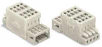 WAGO 734 Series Plug-in Male Lighting Connector Male Cage Clamp, 10-Pole, 10A, 10-Way, IP20