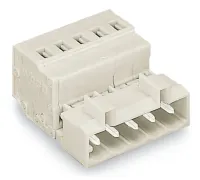 WAGO 721 Series Cable Male Lighting Connector Male Cage Clamp, 20-Pole, 12A, 20-Way