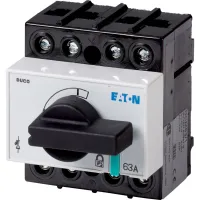 Eaton Fuse Switch Disconnector, 3-Pole, 63 A, 63A