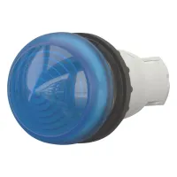 Eaton, M22, Panel Mount Blue LED Indicator, 22.5 mm Cutout, IP69K, IP67, Round, 4000V