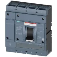 Siemens, SENTRON, 3VA5 Molded Case Circuit Breaker 4-Pole 600A, Breaking Capacity 35 kA, Fixed