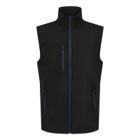 Regatta Professional TRA915 Blue, Black Wind Resistant, Water Resistant Unisex Bodywarmer, XL
