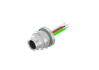 CONEC Circular Connector, 4 Contacts, Panel Mount, M8 Connector, Socket, Female, IP67, 42 Series