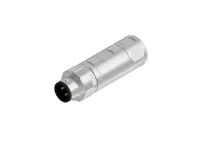 CONEC Circular Connector, 4 Contacts, Panel Mount, M12 Connector, Plug, Male, IP67, 43 Series