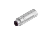 CONEC Circular Connector, 4 Contacts, Panel Mount, M12 Connector, Plug, Male, IP67, 43 Series