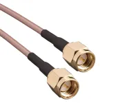 Linx CSE Series, 2.53 mm, RG316 Coaxial Coaxial Cable Assembly 50 Ω, Black, Terminated