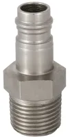 RS PRO Steel Pneumatic Quick Connect Coupling, 1/8 in Male R