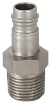 RS PRO Steel Pneumatic Quick Connect Coupling, 1/4 in Male R