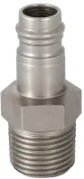 RS PRO Steel Pneumatic Quick Connect Coupling, 3/8 in Male R