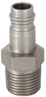 RS PRO Steel Pneumatic Quick Connect Coupling, 1/2 in Male R