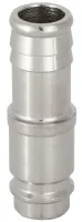 RS PRO Steel Pneumatic Quick Connect Coupling, Hose Barb Female, Male 8mm