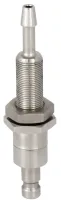 RS PRO Brass Pneumatic Quick Connect Coupling, M7 Female, Male Metric 4mm Micro Series