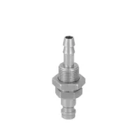 RS PRO Brass Pneumatic Quick Connect Coupling, M12 Female, Male Metric 6mm