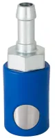 RS PRO Brass Pneumatic Quick Connect Coupling, Hose Barb Female, Male 6mm