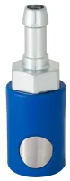 RS PRO Steel, Plastic Pneumatic Quick Connect Coupling, Hose Barb Female, Male 8mm