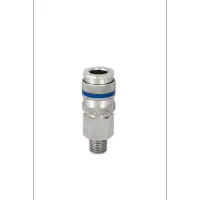 RS PRO Steel, Brass, Aluminium Pneumatic Quick Connect Coupling, 1/8 in Female R 10mm